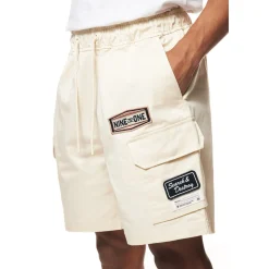 Printed Twill Workwear Shorts