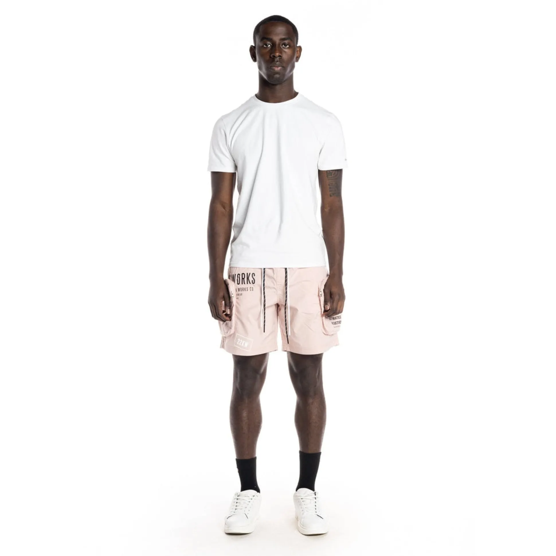 Printed Utility Fashion Shorts
