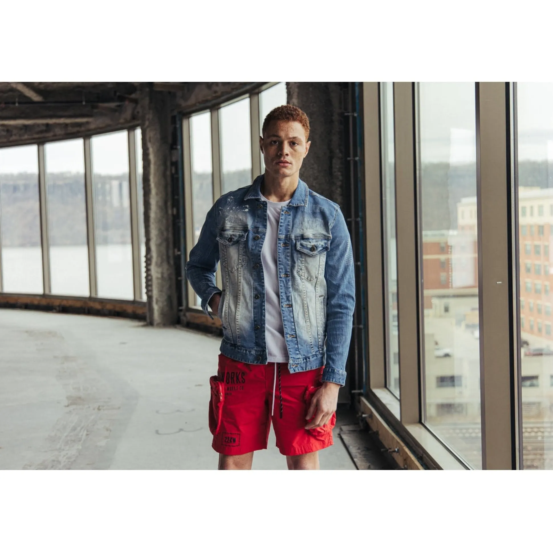 Printed Utility Fashion Shorts