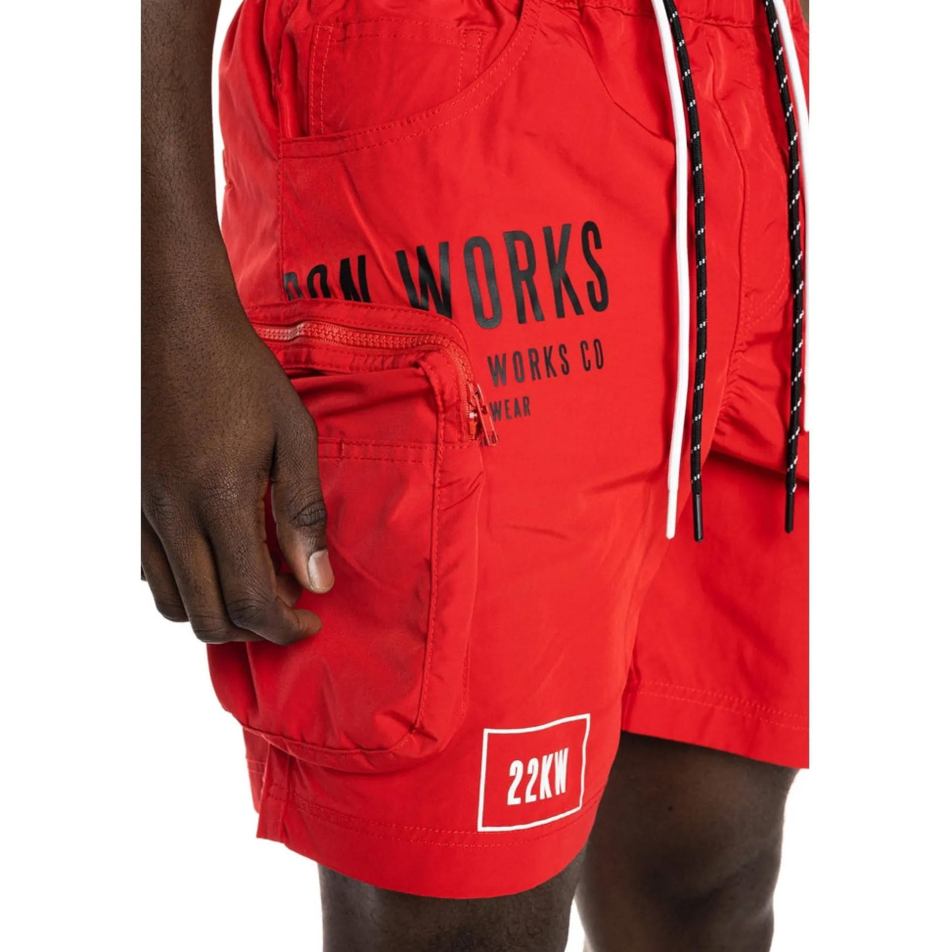 Printed Utility Fashion Shorts