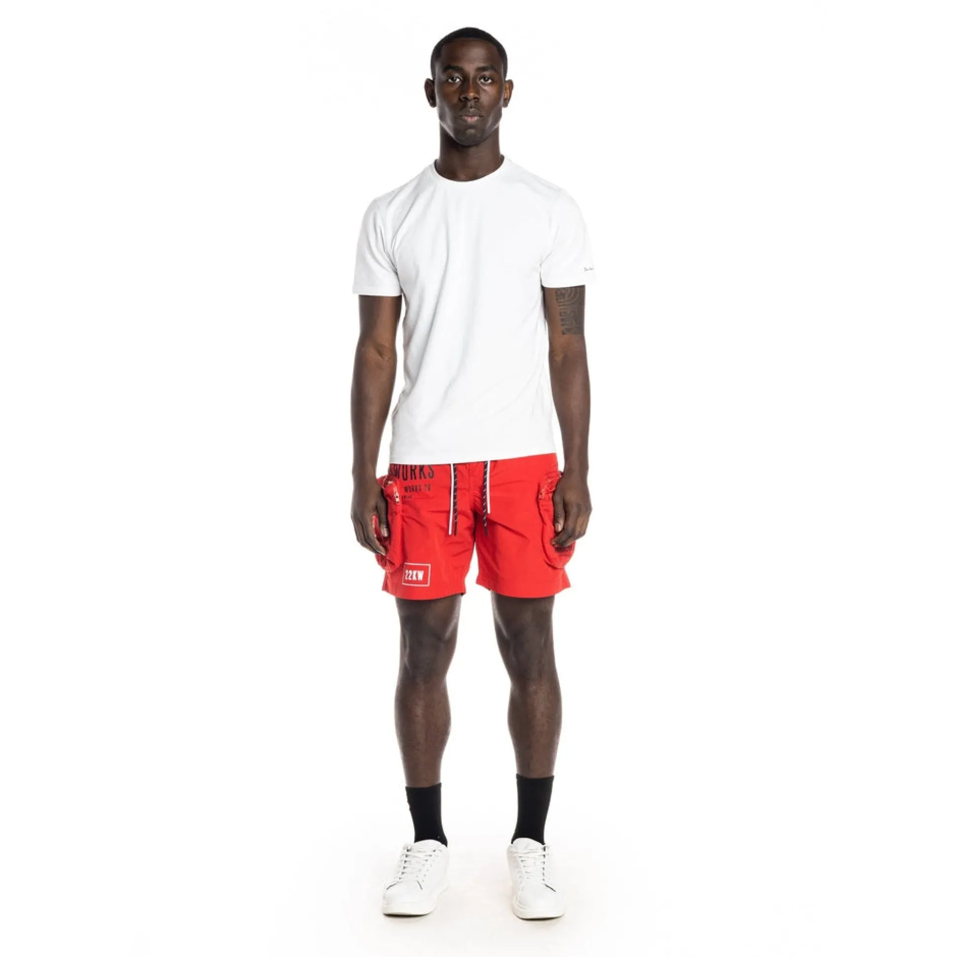 Printed Utility Fashion Shorts