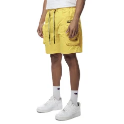 Printed Utility Lounge Windbreaker Shorts
