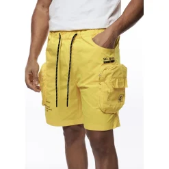 Printed Utility Lounge Windbreaker Shorts