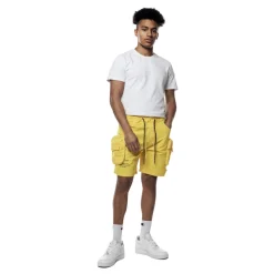Printed Utility Lounge Windbreaker Shorts