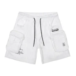 Printed Utility Lounge Windbreaker Shorts