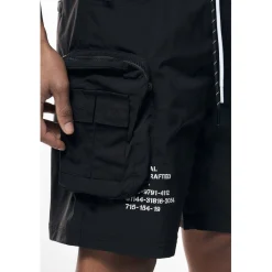 Printed Utility Lounge Windbreaker Shorts