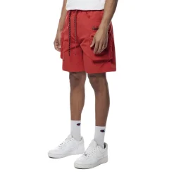 Printed Utility Lounge Windbreaker Shorts
