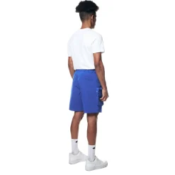 Printed Utility Lounge Windbreaker Shorts