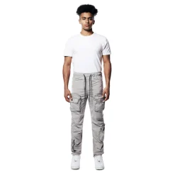 Printed Utility Windbreaker Joggers