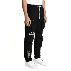 Printed Windbreaker Utility Pants