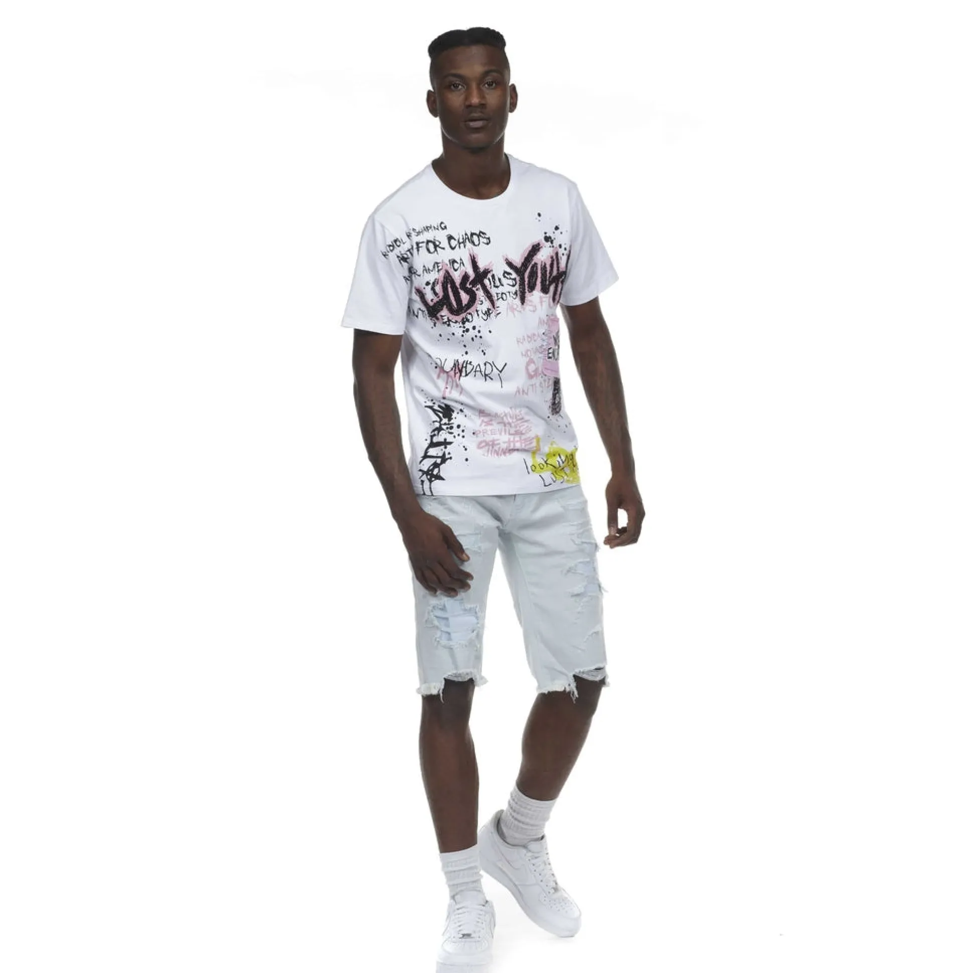 Rip & Repair Color Twill Shorts