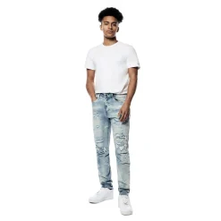 Rip & Repaired Lightning Washed Denim Jeans