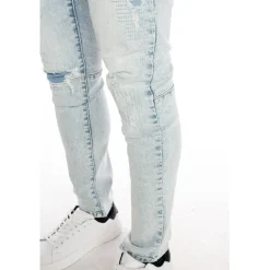 Rip And Repair Semi Basic Jeans
