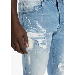 Rip And Repair Semi Basic Jeans