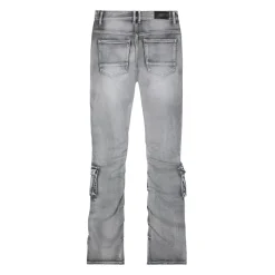 Stacked Utility Denim Jeans