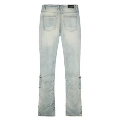 Stacked Utility Denim Jeans