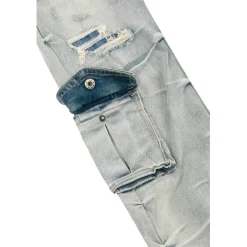 Stacked Utility Denim Jeans