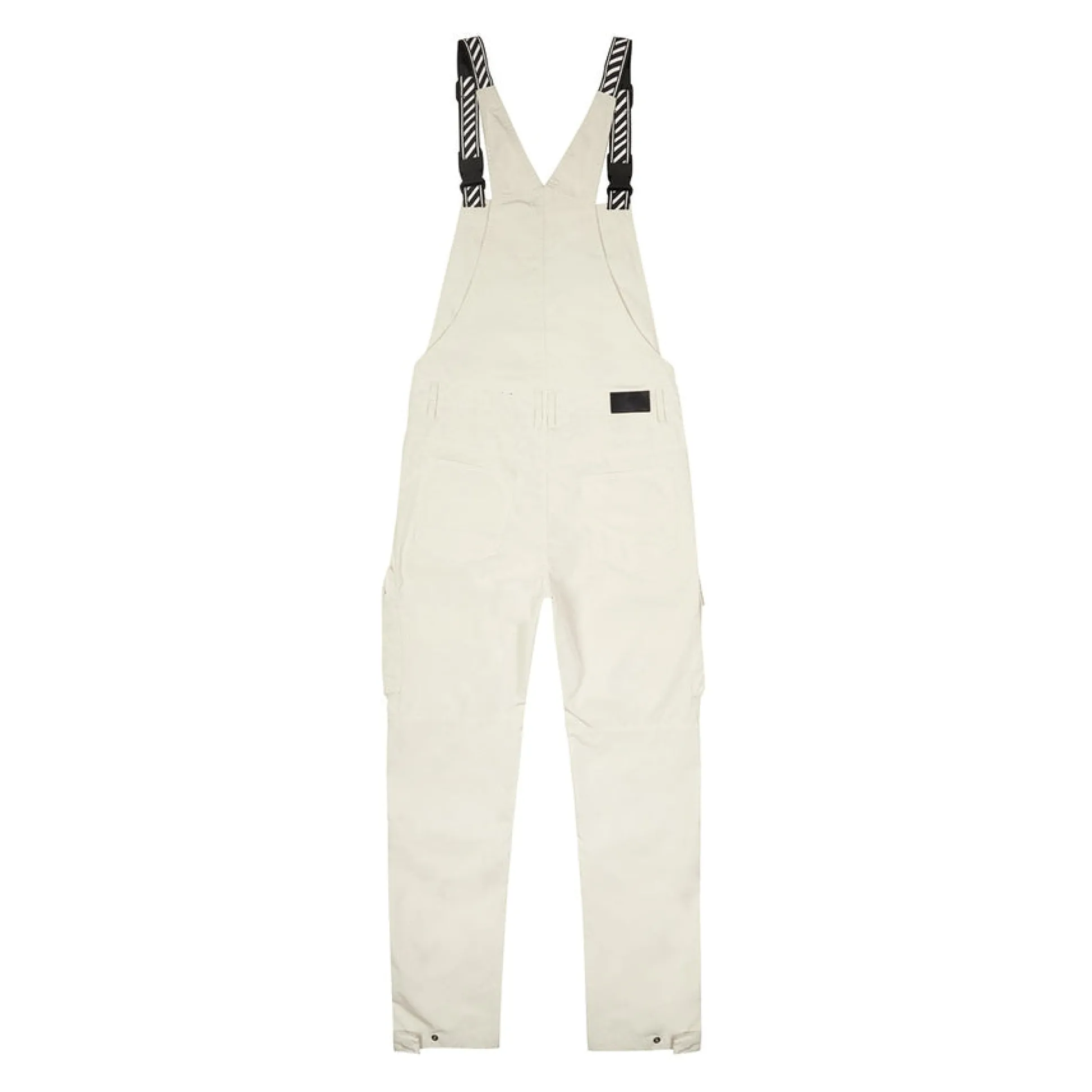 Tonal Color Block Windbreaker Utility Overalls