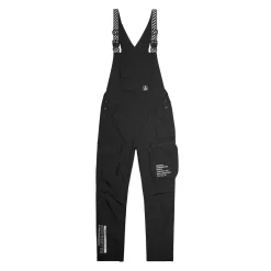Tonal Color Block Windbreaker Utility Overalls