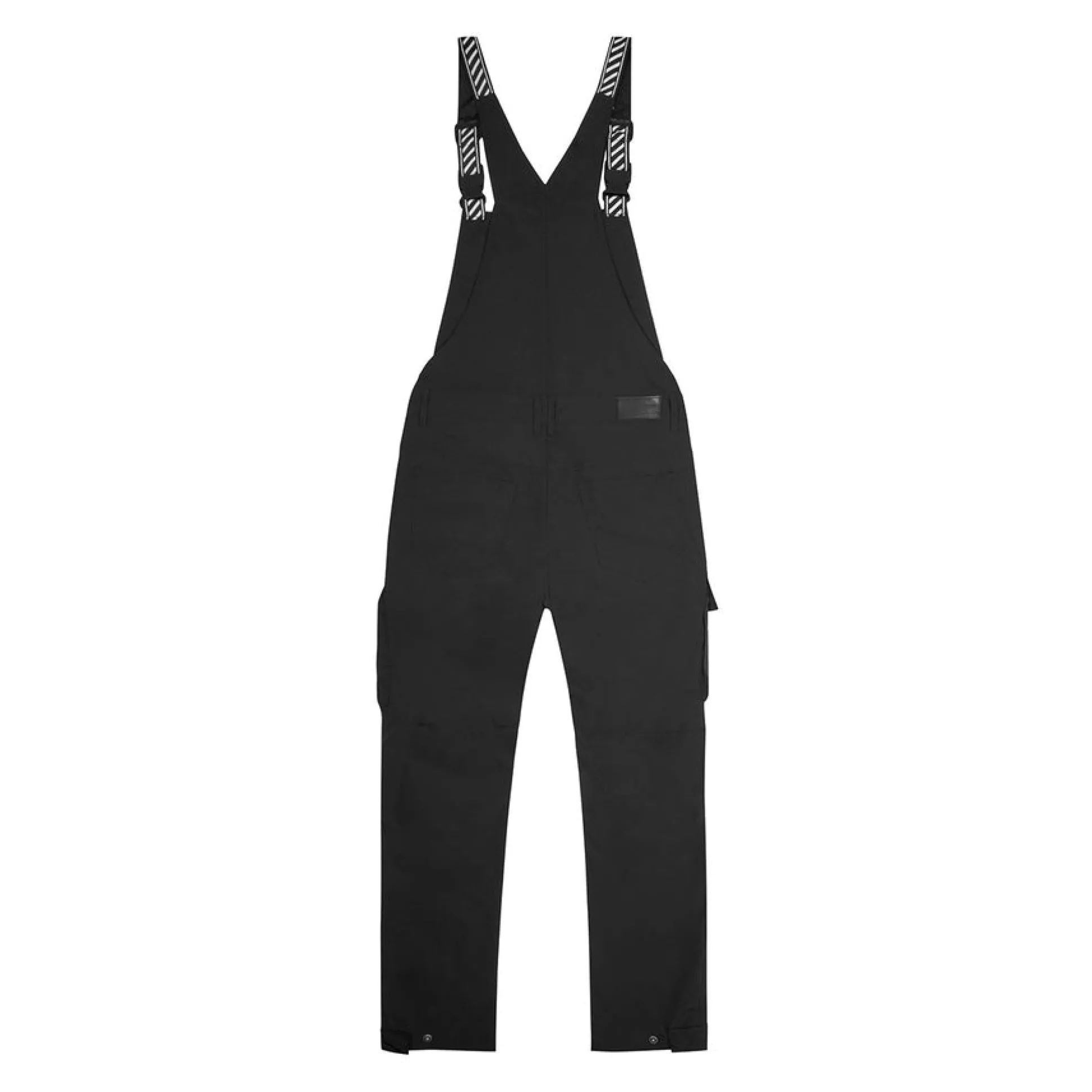 Tonal Color Block Windbreaker Utility Overalls