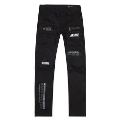 Utility Printed Twill Cargo Pants