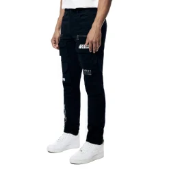 Utility Printed Twill Cargo Pants