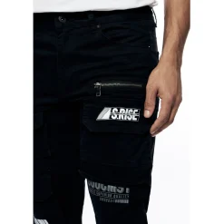 Utility Printed Twill Cargo Pants