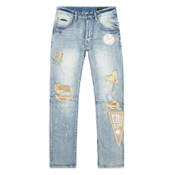 Varsity Detailed Jeans
