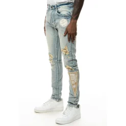 Varsity Detailed Jeans
