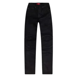 Wax-Coated Basic Denim Pants