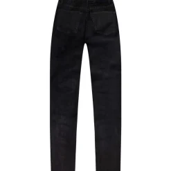 Wax-Coated Basic Denim Pants